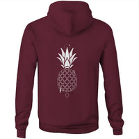 AS Colour Stencil - Pocket Hoodie Sweatshirt Pineapple