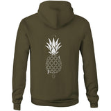 AS Colour Stencil - Pocket Hoodie Sweatshirt Pineapple