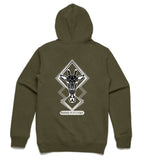 Unisex Army Hoodie Giraffe
