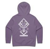 Women's Prem Mauve Hoodie Giraffe