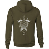 AS Colour Stencil - Pocket Hoodie Turtle