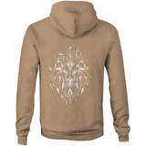 AS Colour Stencil - Pocket Hoodie Sweatshirt Lion